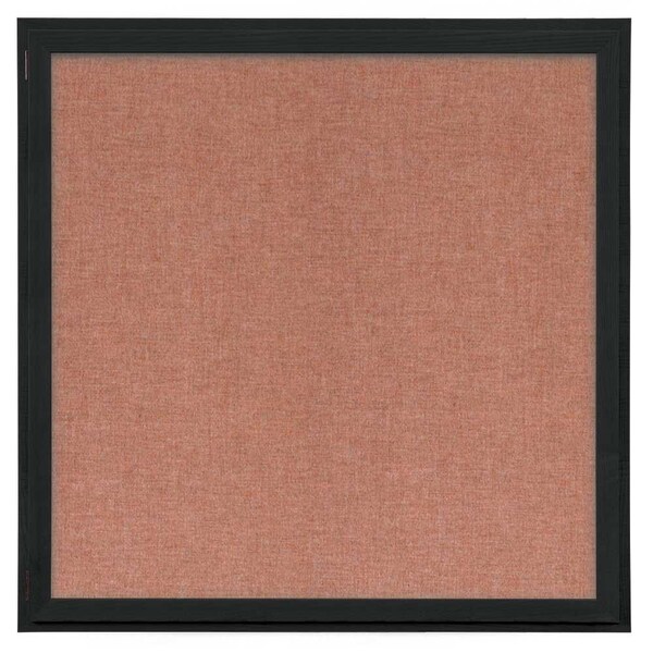 Outdoor Enclosed Combo Board, 72"x36", Black Frame/Black & Forbo